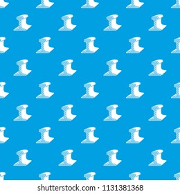 Section of rail pattern vector seamless blue repeat for any use