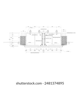 section of a water building or water reservoir