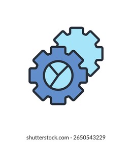 icono de sector. Vector. Trazo editable. signo de estilo lineal para uso Diseño web, logotipo. Ilustración de símbolo.