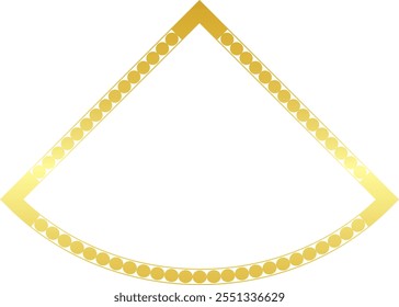 Setor Forma redonda desenho gráfico circular artístico Quadro dourado quadro dourado luxo borda ouro vetor realeza quadro decoração elemento decorativo 