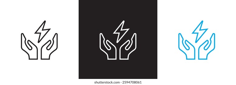 Sector of society icon . Eenergy, technology, arts, justice etc.  Isolated on white,  and black background. Vector illustration. EPS 10