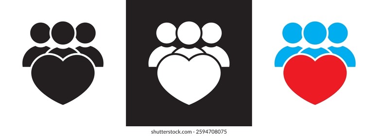 Sector of society icon . Eenergy, technology, arts, justice etc.  Isolated on white,  and black background. Vector illustration. EPS 10