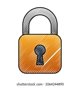 secuirty protection padlock close icon