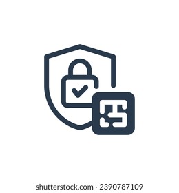 Secure Access Technology Vector Icon Illustration