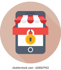 Secure App Vector Icon