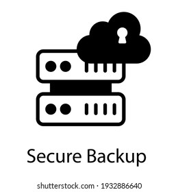 Secure Backup Vector Cloud With Data Server 