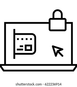 Secure Banking Vector Icon