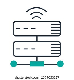 Secure based database server linked to a network