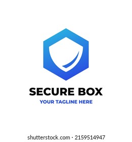 Diseño de logotipo de caja segura para su empresa