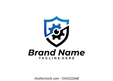 secure cam logo icon vector isolated