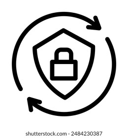 secure checkout icon design in filled and outlined style