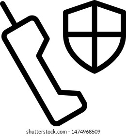 Secure classical old phone device with antenna