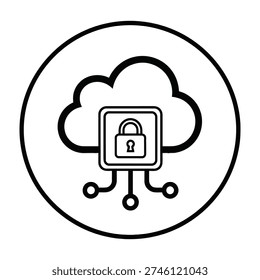 Secure cloud storage network with encrypted data transfer