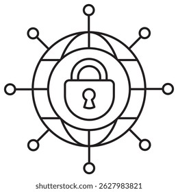 Secure Connection icon, Fortifying the Web Building a Secure Connection Every Time, Encrypted and Protected The Power of a Secure Connection, vector