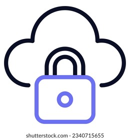 Secure Connection Icon illustration, for uiux web, app, infographic, etc