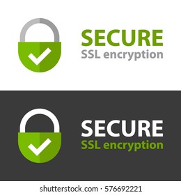 Secure Connection icon. Isolated on white background