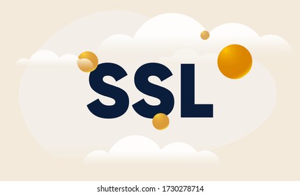Icono de conexión segura ilustración vectorial aislada en fondo blanco, ssl seguro de estilo plano, tecnología de cifrado de datos segura protegida, signo de privacidad de certificado https