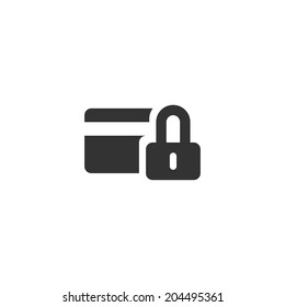 Secure credit card icon