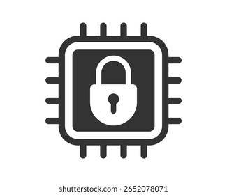 Conceito de dados seguros. Ilustra a segurança das informações, a cibersegurança e a privacidade. Símbolo de defesa tecnológica. Perfeito para projetos de segurança digital.