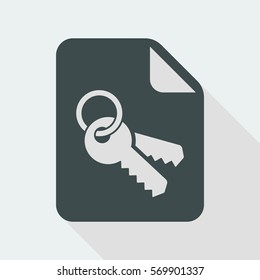 Secure data protection - Minimal flat icon