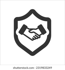 Icono de transacción segura, Vector Graphics