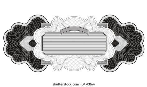 Secure design rosettes vector