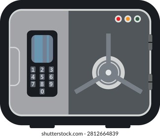 Secure digital electronic safe box for protecting financial assets and valuables