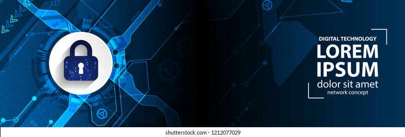 Secure digital space. Virtual confidential, programming protection.