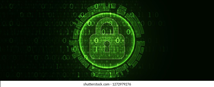 Secure digital space. Virtual confidential, programming protection.