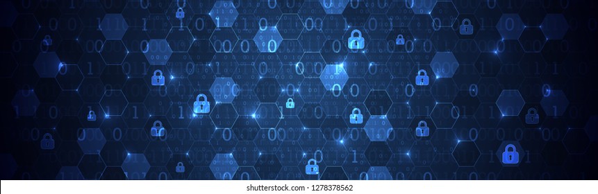 Secure digital space. Virtual confidential, programming protection.