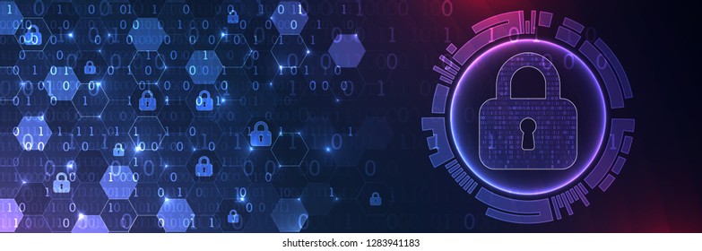 Secure digital space. Virtual confidential, programming protection.