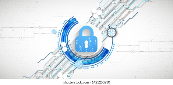 Secure digital space. Virtual confidential, programming protection.