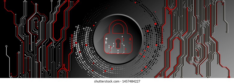 Secure digital space. Virtual confidential, programming protection.