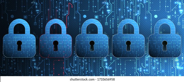 Secure digital space. Virtual confidential, programming protection.