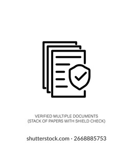 Proteger arquivo de documento com ícone de verificação de blindagem