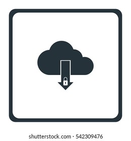 Secure download Icon, Vector