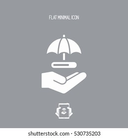 Secure download - Minimal vector icon