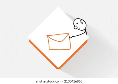 Secure Email icon vector design