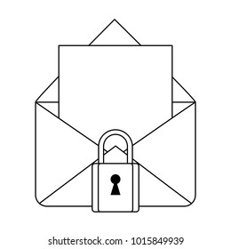 Secure email symbol