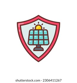 Secure Energy icon in vector. Illustration