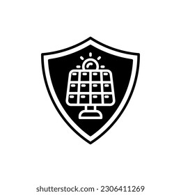 Icono de Energía segura en vector. Ilustración