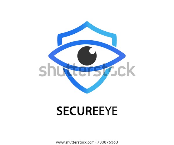 Secure Eye Logo Template Design Stock Vector (Royalty Free) 730876360 ...