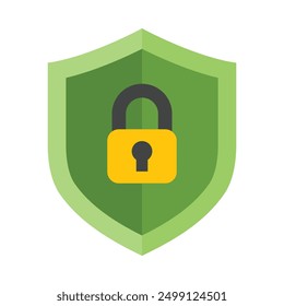 Secure Flat Icon Design For Personal nad Commercial Use