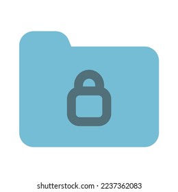 Secure Folder Icon Solid Color