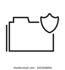 Secure folder symbol