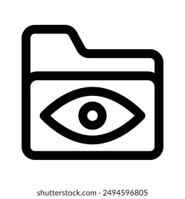 Secure folder vector design in modern and trendy style