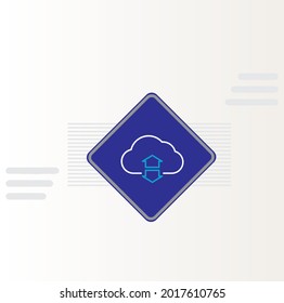 Secure FTP Servers icon vector design