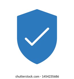secure glyph colour vector icon