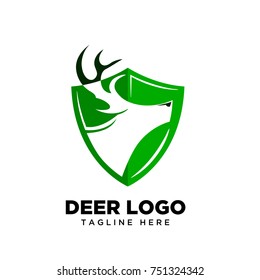 Secure head deer logo
