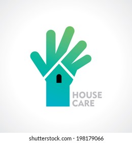 secure home concept stock vector